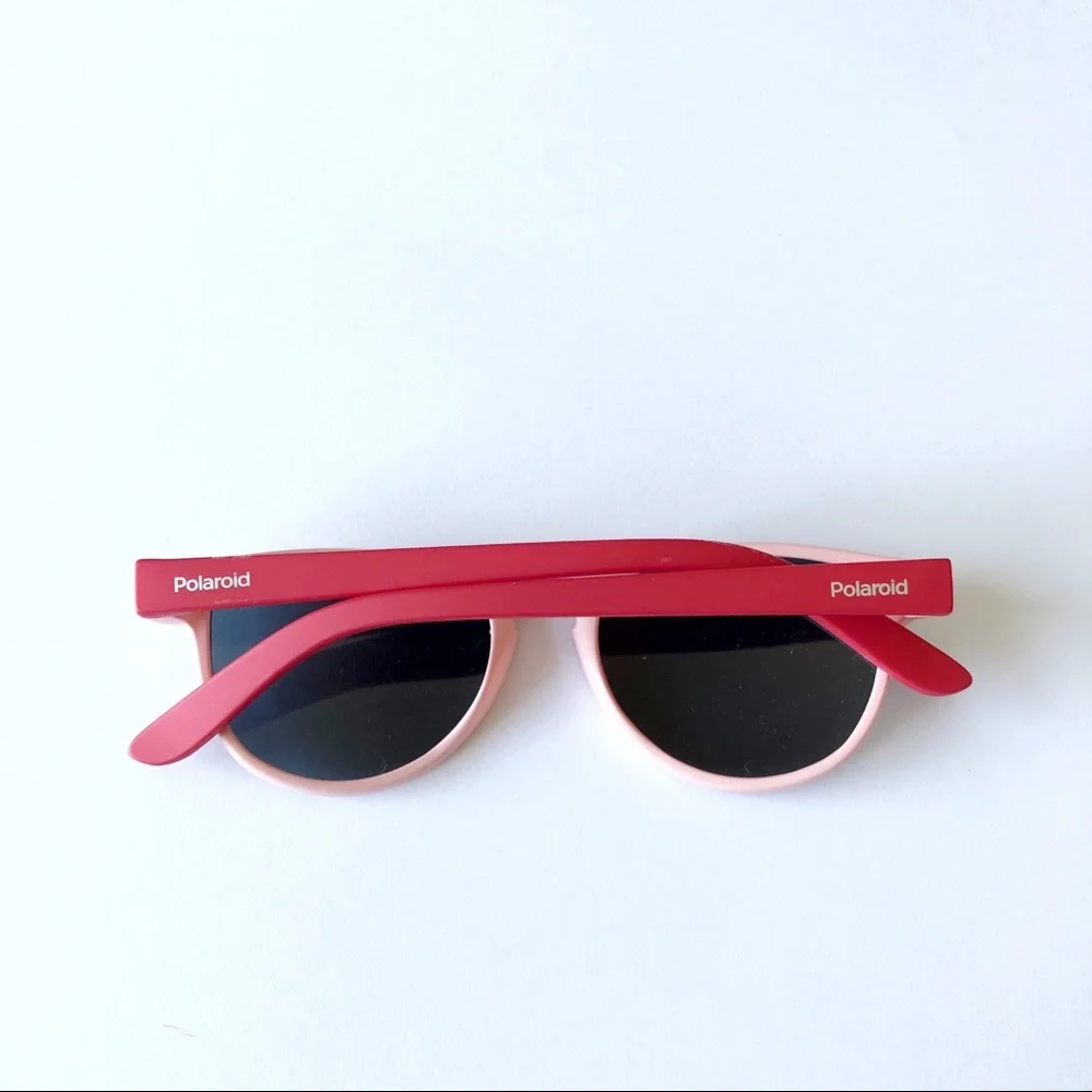 Polaroid Kids Polarized Baby Sunglasses • Two-Tone Pink/Red